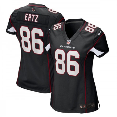 Women's Arizona Cardinals #86 Zach Ertz Black Stitched Jersey(Run Small)