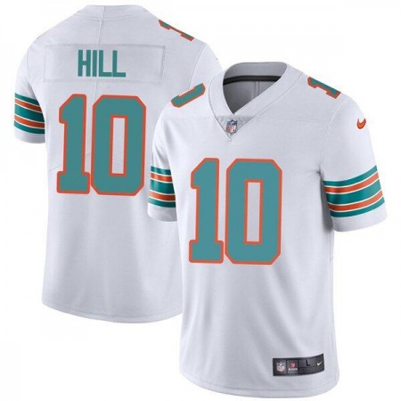 Women's Miami Dolphins #10 Tyreek Hill White Vapor Untouchable Stitched Jersey(Run Small)