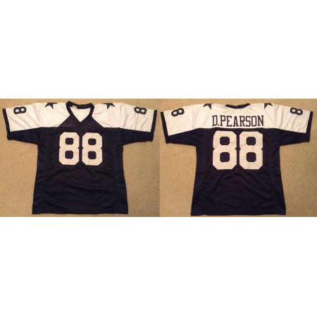 Men's Dallas Cowboys #88 Drew Pearson Navy White Thanksgiving Stitched Football Jersey