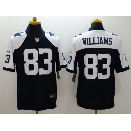 Nike Cowboys #83 Terrance Williams Navy Blue Thanksgiving Throwback Men's Stitched NFL Limited Jersey