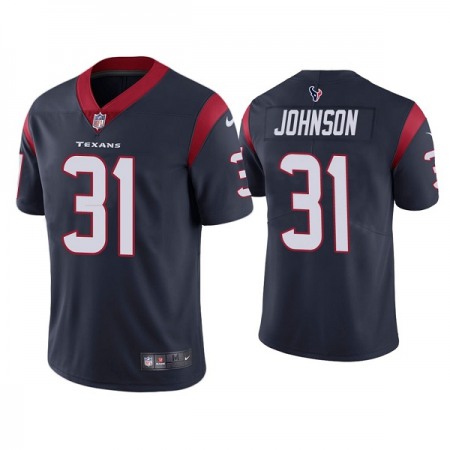 Men's Houston Texans #31 David Johnson New Navy Vapor Untouchable Limited Stitched Jersey