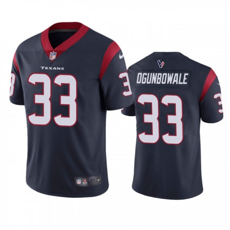 Men's Houston Texans #33 Dare Ogunbowale Navy Vapor Untouchable Limited Stitched Jersey