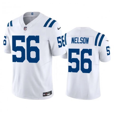 Men's Indianapolis Colts #56 Quenton Nelson White 2023 F.U.S.E Vapor Untouchable Stitched Football Jersey