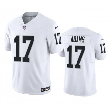 Men's Las Vegas Raiders #17 Davante Adams White 2023 F.U.S.E Vapor Untouchable Stitched Football Jersey