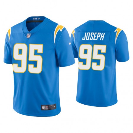 Men's Los Angeles Chargers #95 Linval Joseph 2020 Blue Vapor Untouchable Limited Stitched Jersey