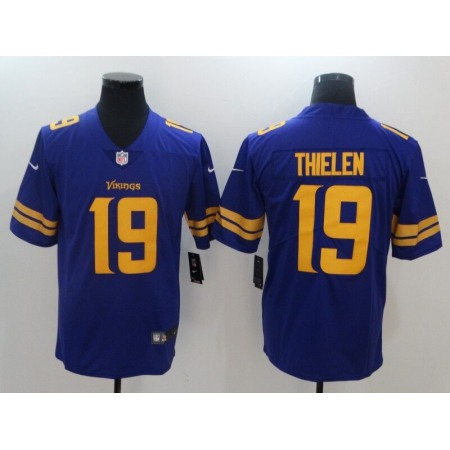 Men's Nike Minnesota Vikings #19 Adam Thielen Purple Vapor Untouchable Limited Stitched NFL Jersey