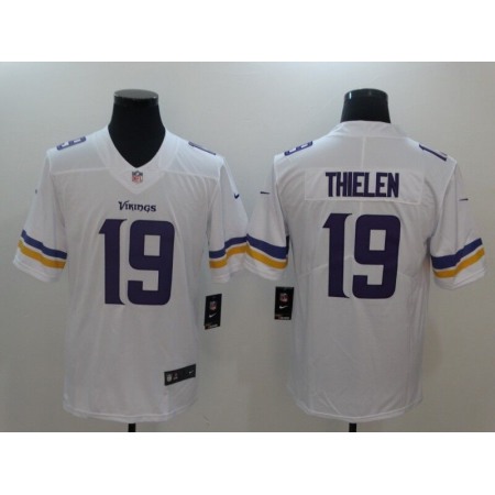 Men's Nike Minnesota Vikings #19 Adam Thielen White Vapor Untouchable Limited Stitched NFL Jersey