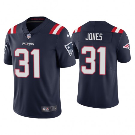 Men's New England Patriots #31 Jonathan Jones 2020 Navy Vapor Untouchable Limited Stitched NFL Jersey