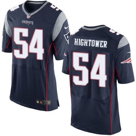 Nike Patriots #54 Dont'a Hightower Navy Blue Team Color Men's Stitched NFL New Elite Jersey