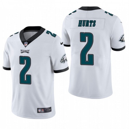 Men's Philadelphia Eagles #2 Jalen Hurts White Vapor Untouchable Limited Stitched Jersey