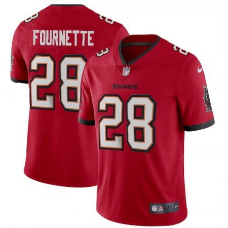 Men's Tampa Bay Buccaneers #28 Leonard Fournette New Red Vapor Untouchable Limited Stitched Jersey