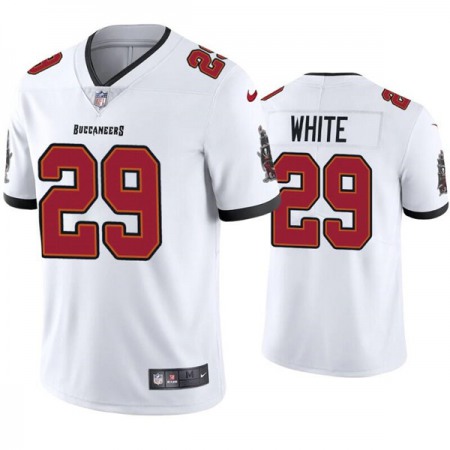 Men's Tampa Bay Buccaneers #29 Rachaad White White Vapor Untouchable Limited Stitched Jersey