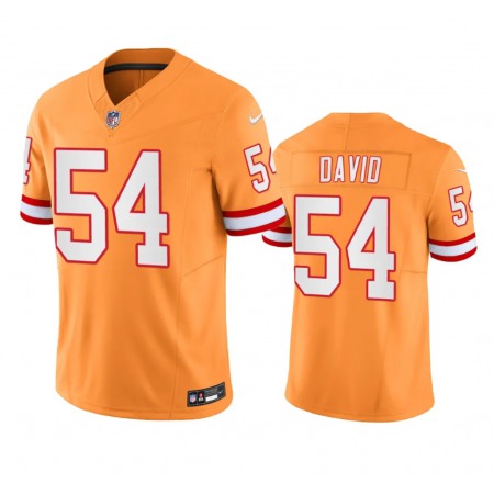 Men's Tampa Bay Buccaneers #54 Lavonte David Orange 2023 F.U.S.E. Throwback Limited Stitched Jersey