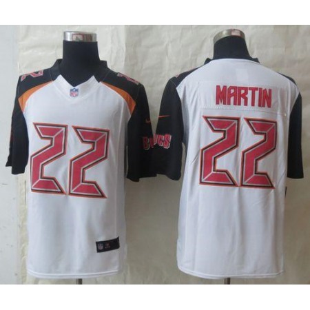 Nike Buccaneers #22 Doug Martin White Men's Stitched NFL New Limited Jersey