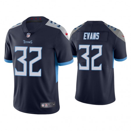 Men's Tennessee Titans #32 Darrynton Evans Navy Vapor Untouchable Stitched Jersey