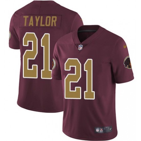 Men's Washington Redskins #21 Sean Taylor Red Color Rush Limited Stitched NFL Jersey