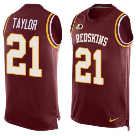 Nike Redskins #21 Sean Taylor Burgundy Red Team Color Men's Stitched NFL Limited Tank Top Jersey