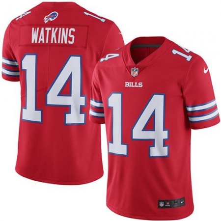 Nike Bills #14 Sammy Watkins Red Youth Stitched NFL Limited Rush Jersey