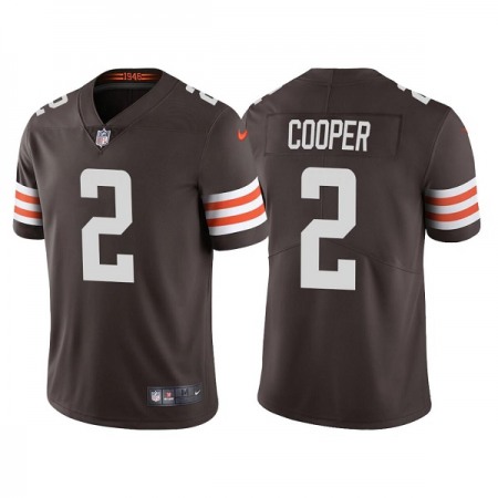 Youth Cleveland Browns #2 Amari Cooper Brown Vapor Untouchable Limited Stitched Jersey