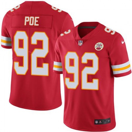 Nike Chiefs #92 Dontari Poe Red Youth Stitched NFL Limited Rush Jersey