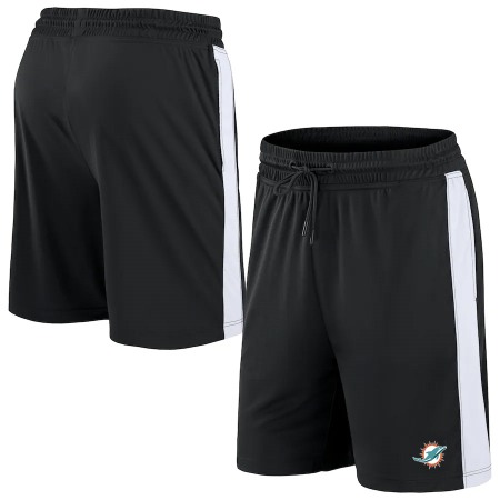 Men's Miami Dolphins Black Performance Shorts