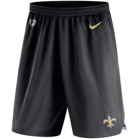 Men's New Orleans Saints Nike Black Knit Performance Shorts