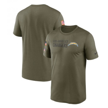 Men's Los Angeles Chargers Olive 2022 Salute to Service Legend Team T-Shirt