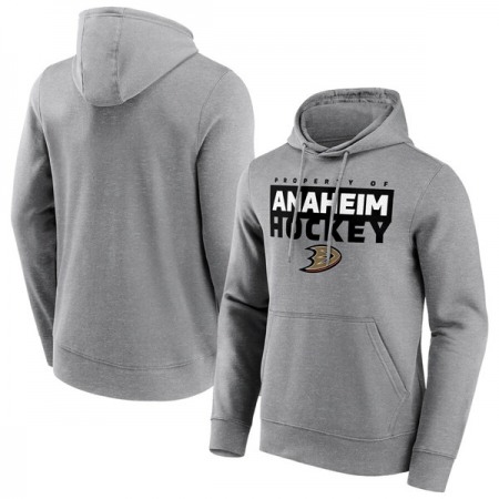 Men's Anaheim Ducks Grey Gain Ground Hoodie