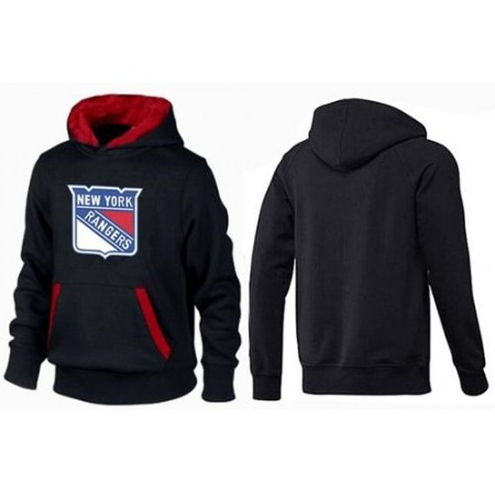 New York Rangers Pullover Hoodie Black & Red