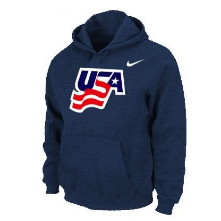 Team USA Graphic Legend Performance Pullover NHL Hoodie Dark Blue