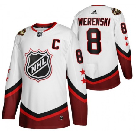 Men's Columbus Blue Jackets #8 Zach Werenski 2022 All-Star White Stitched Jersey