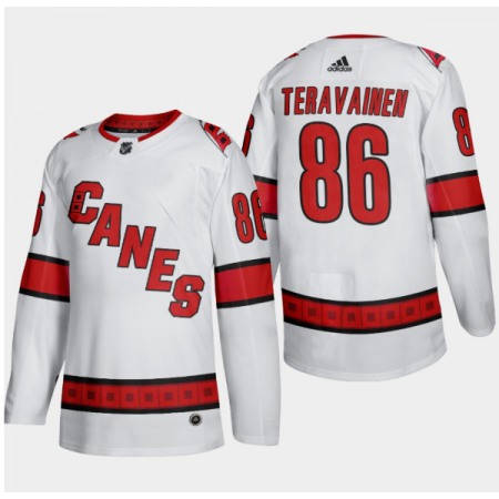 Men's Carolina Hurricanes #86 Teuvo Teravainen White Stitched Jersey