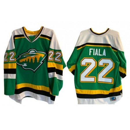 Men's Minnesota Wild #22 Kevin Fiala Reverse Retro Stitched Jersey