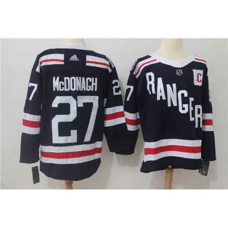 Men's Adidas New York Rangers #27 Ryan McDonagh Navy 2018 Winter Classic Authentic Stitched NHL Jersey