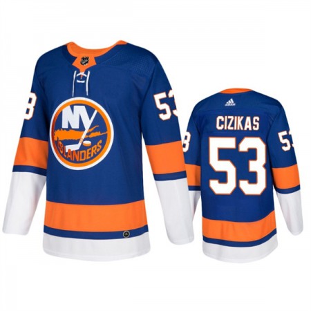 Men's New York Islanders #53 Casey Cizikas Royal Stitched Jersey