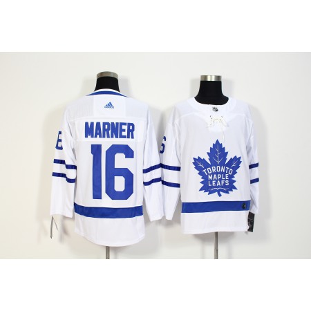 Men's Adidas Toronto Maple Leafs #16 Mitchell Marner White Stitched NHL Jersey