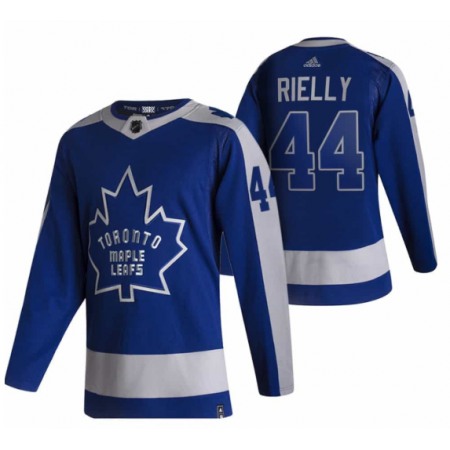 Men's Toronto Maple Leafs #44 Morgan Rielly 2020/2021 Blue Reverse Retro Special Edition Stitched Jersey