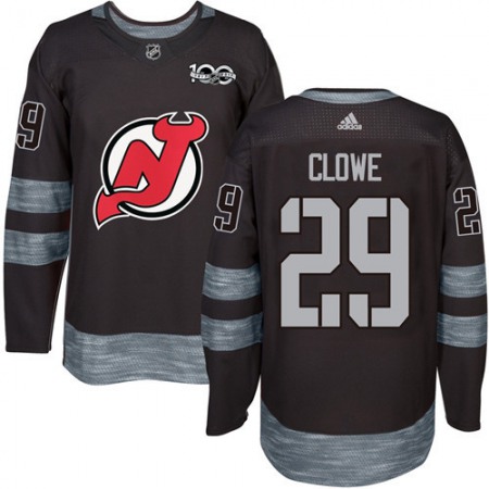 Devils #29 Ryane Clowe Black 1917-2017 100th Anniversary Stitched NHL Jersey