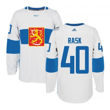 Team Finland #40 Tuukka Rask White 2016 World Cup Stitched NHL Jersey