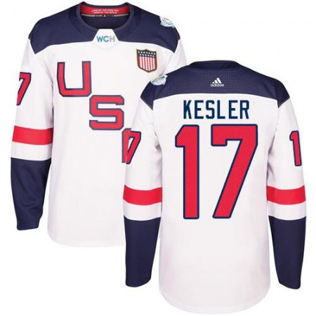 Team USA #17 Ryan Kesler White 2016 World Cup Stitched NHL Jersey