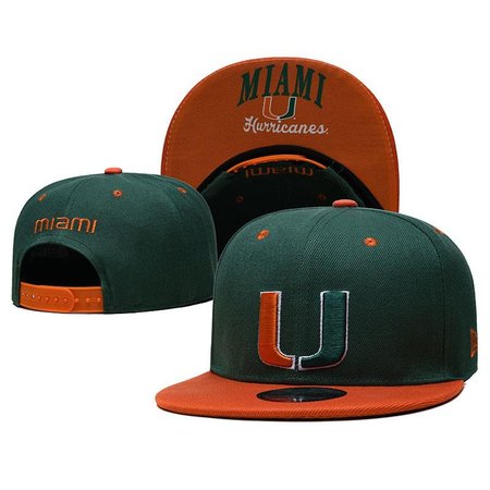 Miami Hurricanes Snapback Hat