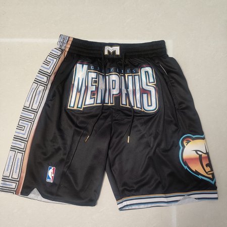 Memphis Grizzlies Black Shorts